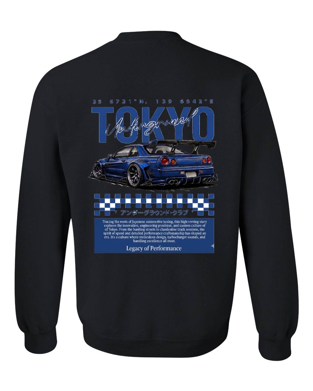 Tokyo Underground Crewneck Sweatshirt