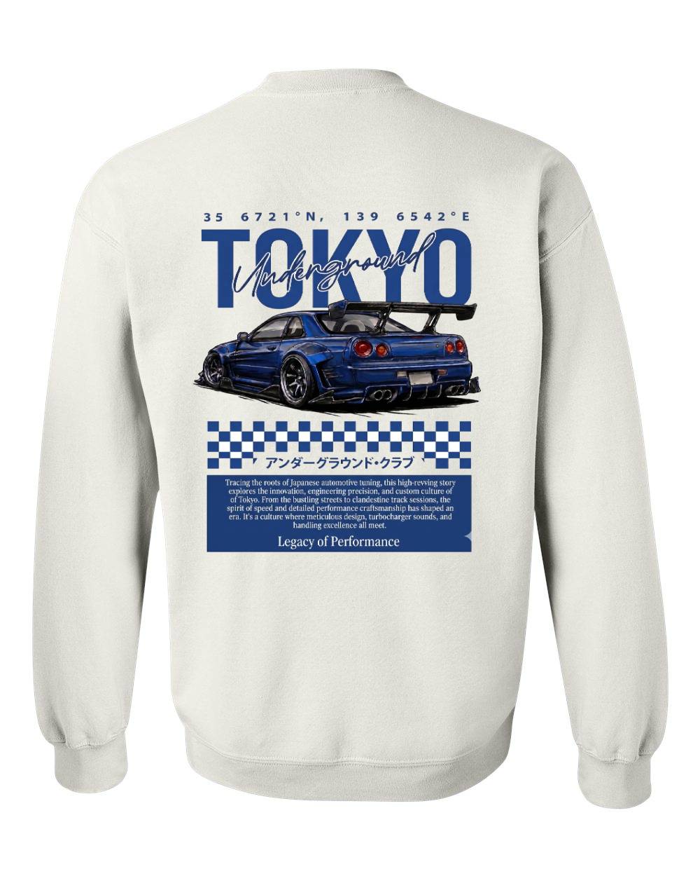 Tokyo Underground Crewneck Sweatshirt