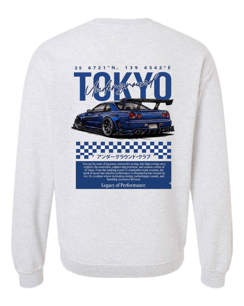 Tokyo Underground Crewneck Sweatshirt