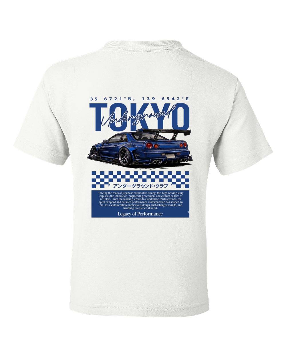 Tokyo Underground Car Kids T-Shirt