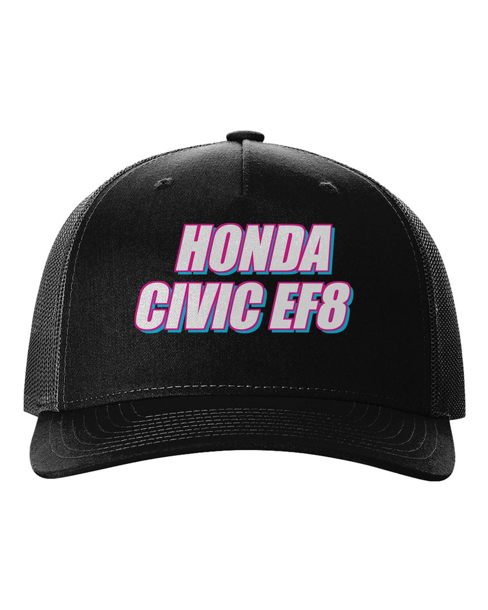 black hat front view with 車魂 mark