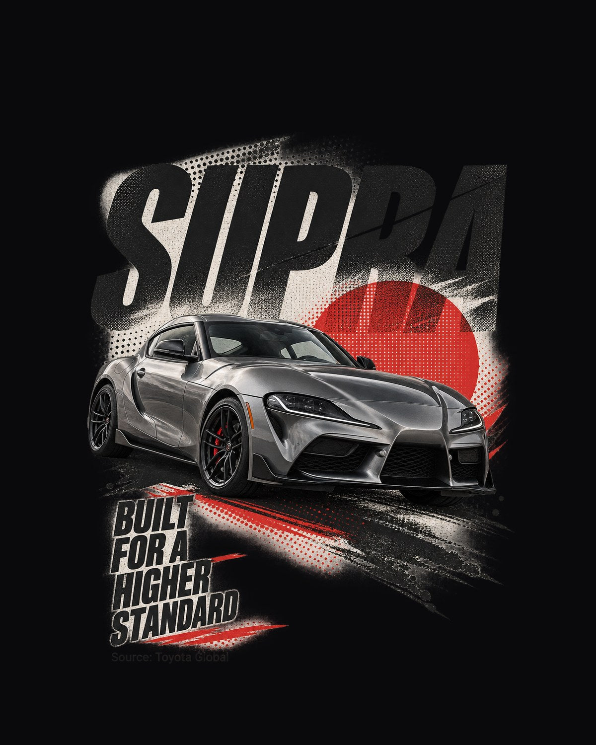 GR Supra A91-MT Manual Cockpit Rev-Match Shirt, IMT Gift design only