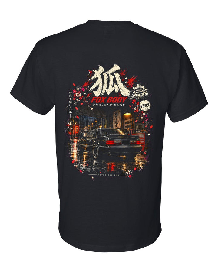 Ford Mustang Fox Body T-Shirt Black back