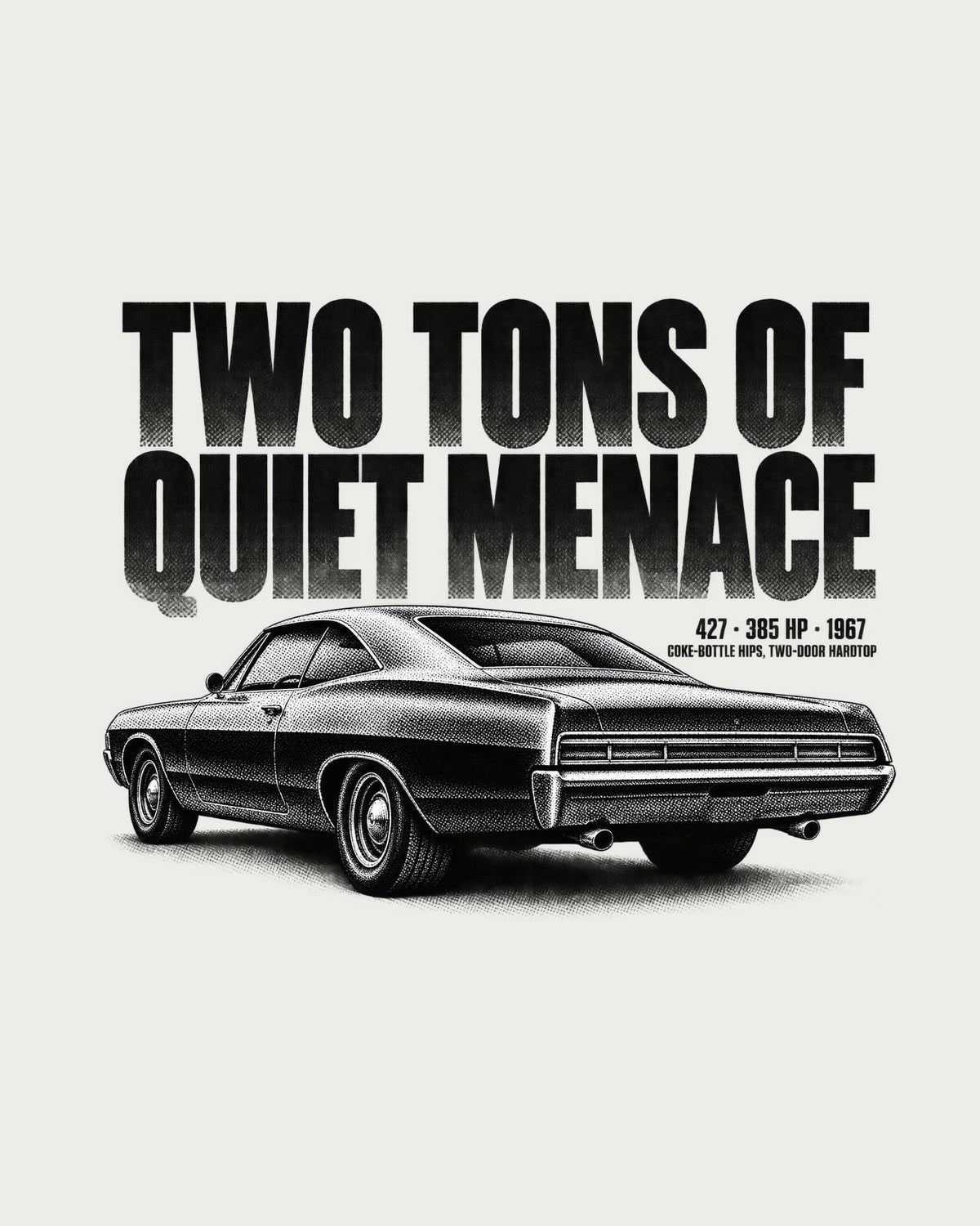 1967 Impala SS 427 Two-Door Hardtop Halftone print Shirt design only