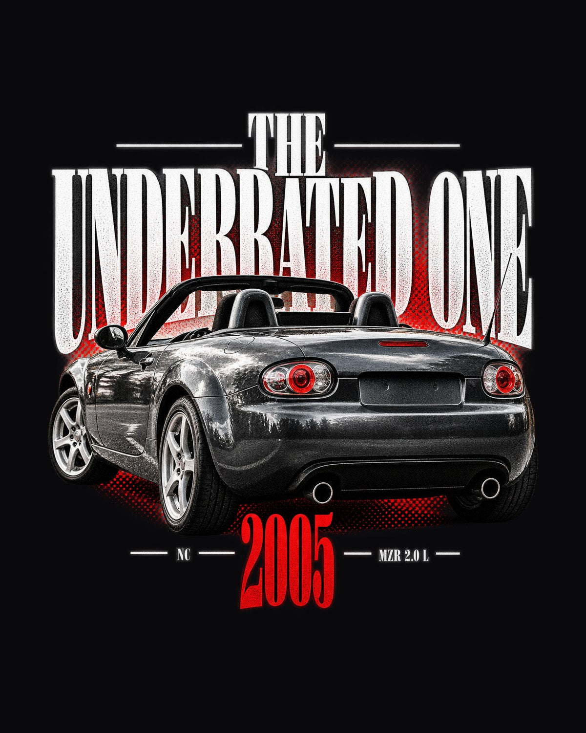 Mazda MX-5 NC PRHT The Underrated One Editorial Tee design only