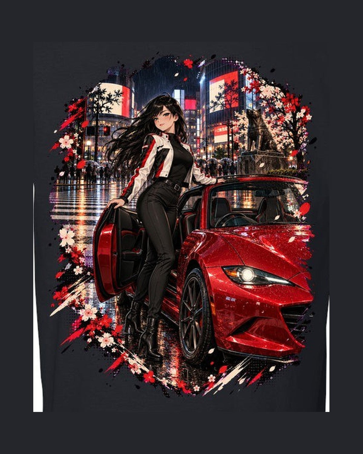 Mazda MX-5 ND Anime Girl Shirt, Hoodie & More design only