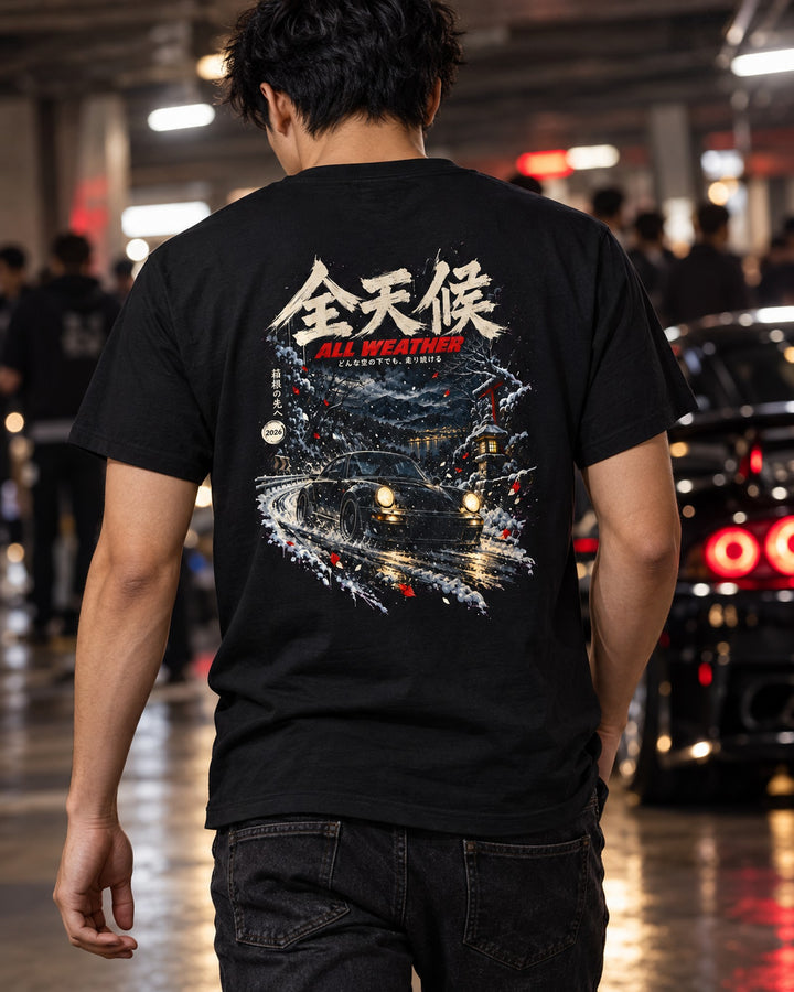 Porsche 911 Turbo S All Weather Shirt, Hoodie & More T-Shirt Black worn hero