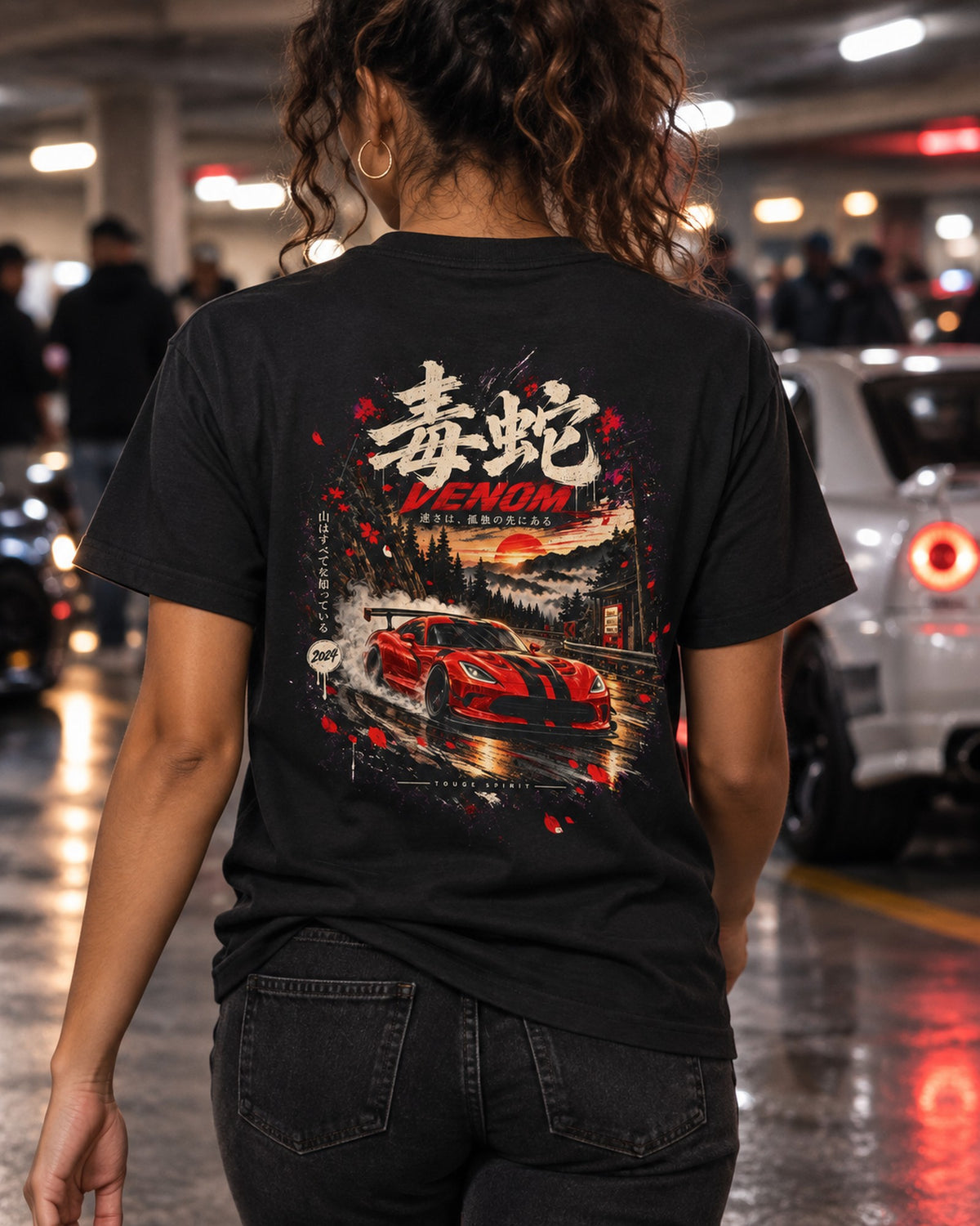 Dodge Viper ACR Venom Shirt, Hoodie & More T-Shirt Black worn hero