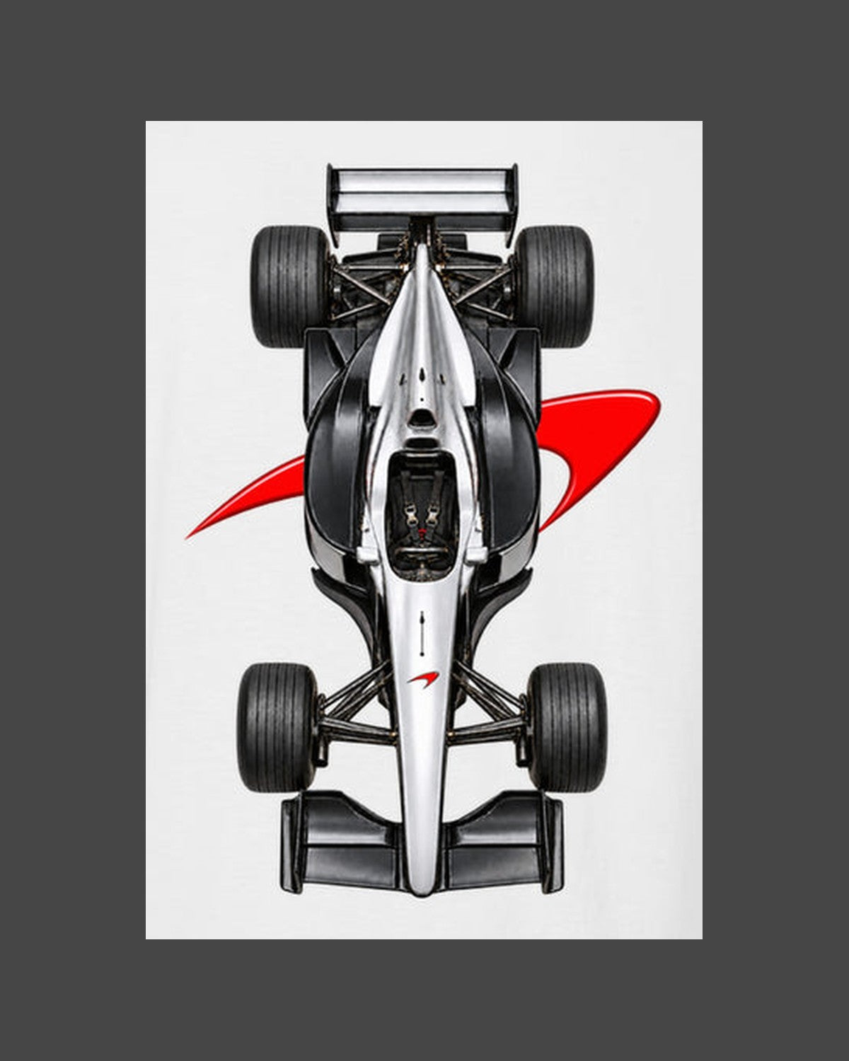 Mclaren MP4 13 1998 Classic F1 Overhead Poster Shirt, Formula 1 Tee design only