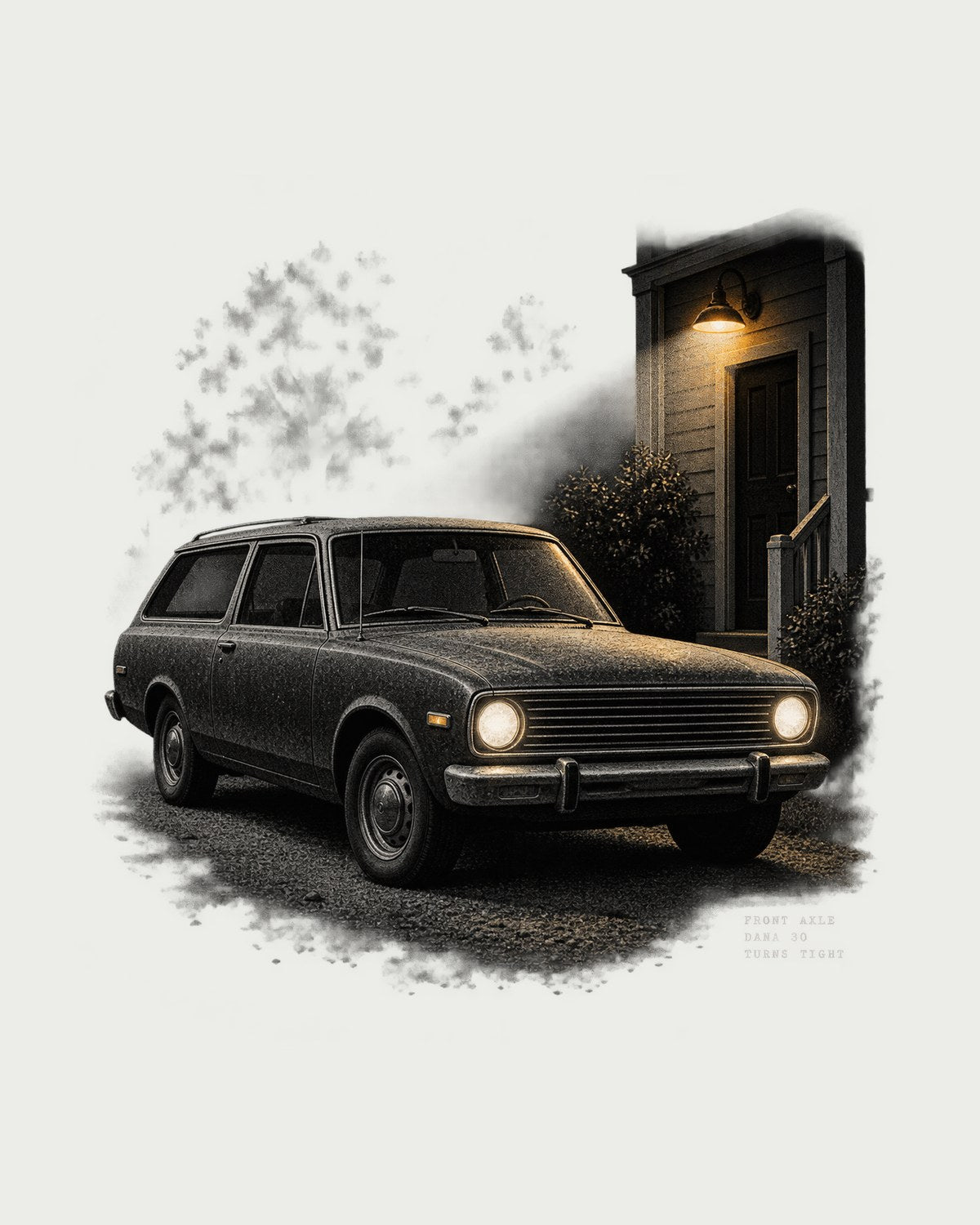 Early Ford Bronco U15 1966-77 Porch Light Night Shirt design only