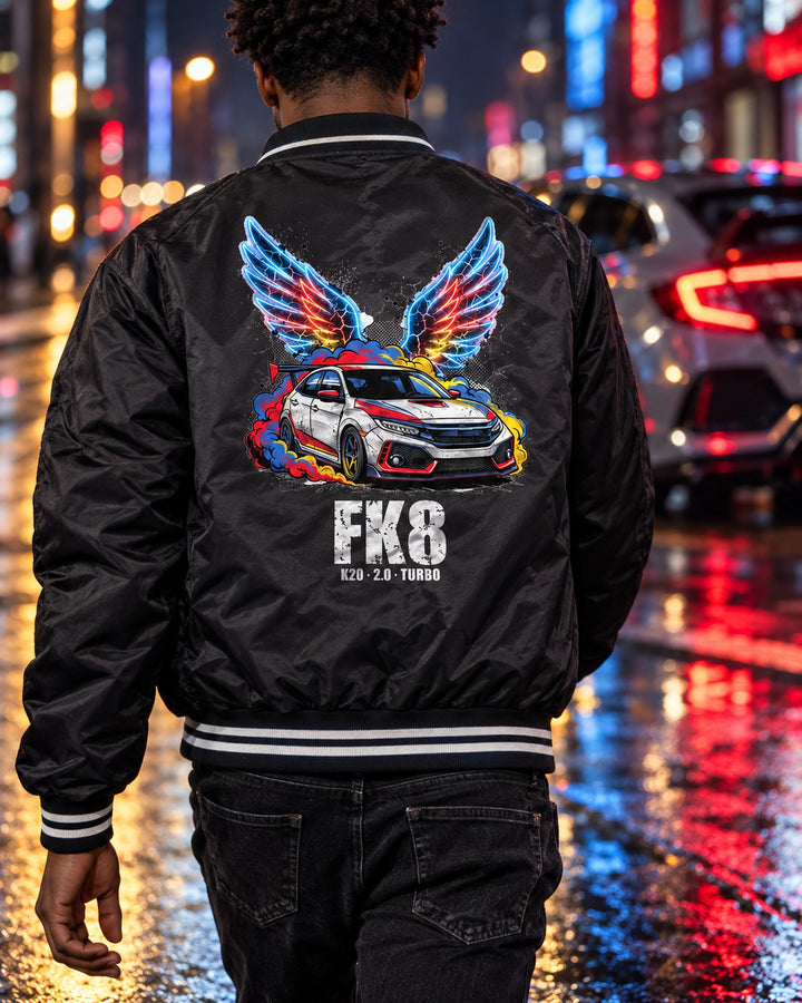 Honda Civic Type R Wings Bomber Jacket worn hero