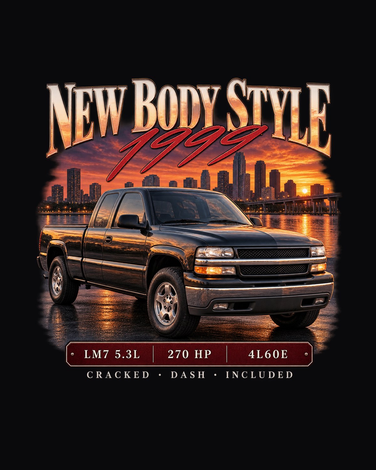 Chevy Silverado GMT800 1999-2006 NBS Archive Panel Shirt design only