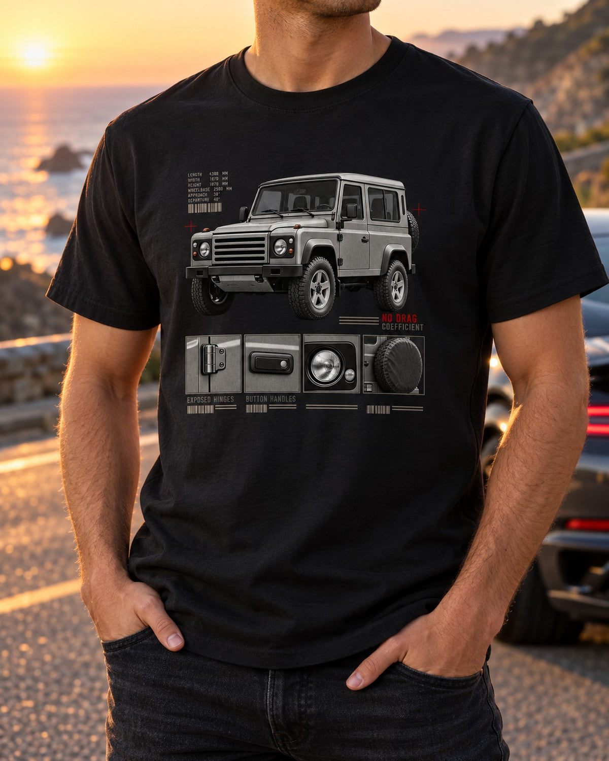 Mercedes G-Class W463 Hardware Dossier Shirt, G-Wagen Gift T-Shirt Black worn hero