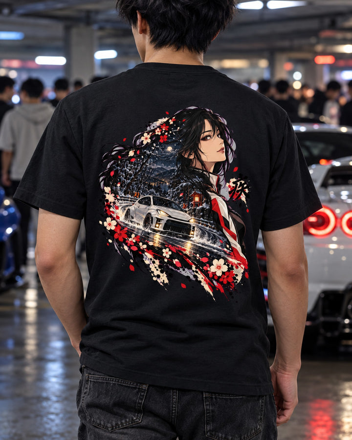 Toyota GR Yaris Anime Girl Shirt, Hoodie & More T-Shirt Black worn hero