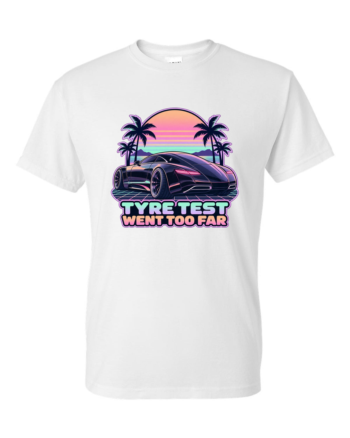 Isometric exploded V12 engine diagram for the Maybach 57 S W240 on a shirt back white t-shirt front view with the design