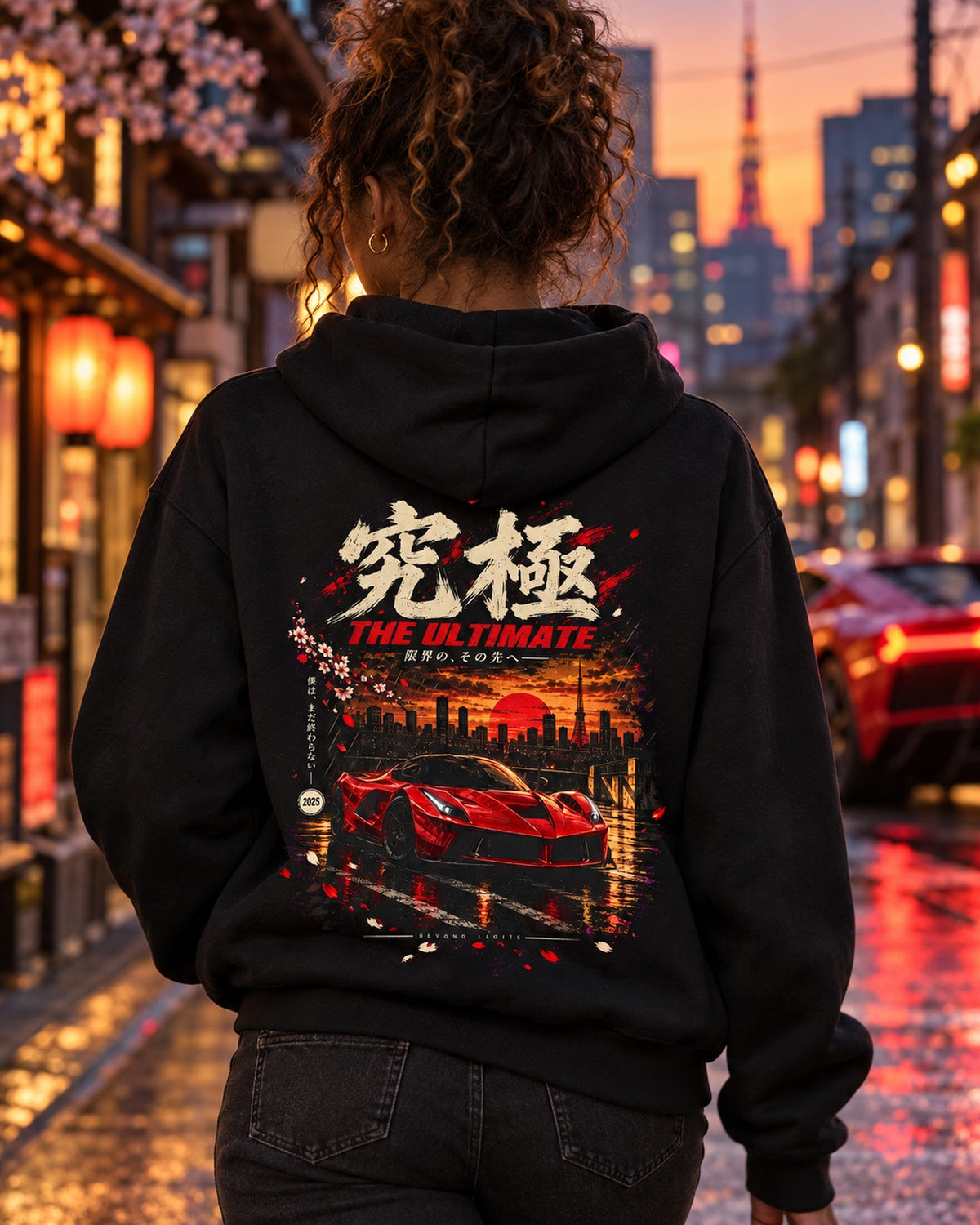 Ferrari LaFerrari The Ultimate Shirt, Hoodie & More Pull Over Hoodie Black worn hero
