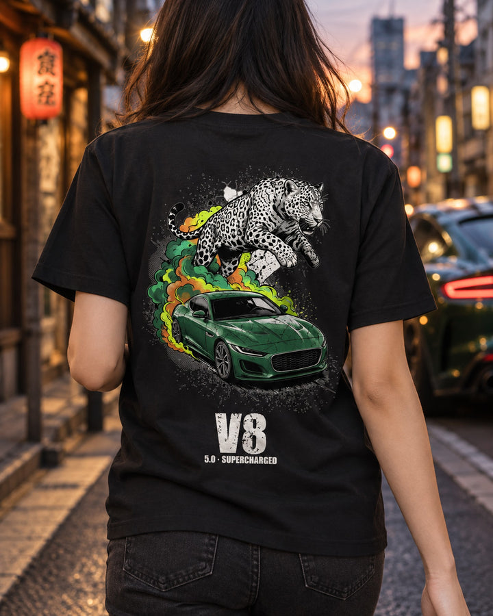 Jaguar F-Type Leaper T-Shirt worn hero