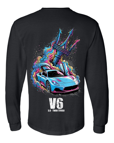 Maserati MC20 Trident Long Sleeve T-Shirt