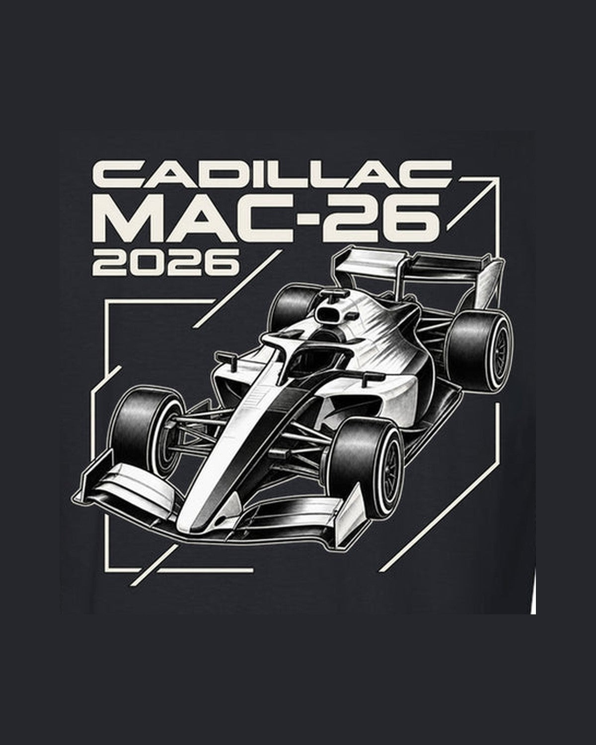 Cadillac MAC-26 F1 2026 Split Livery Shirt, Formula 1 Fan Tee design only