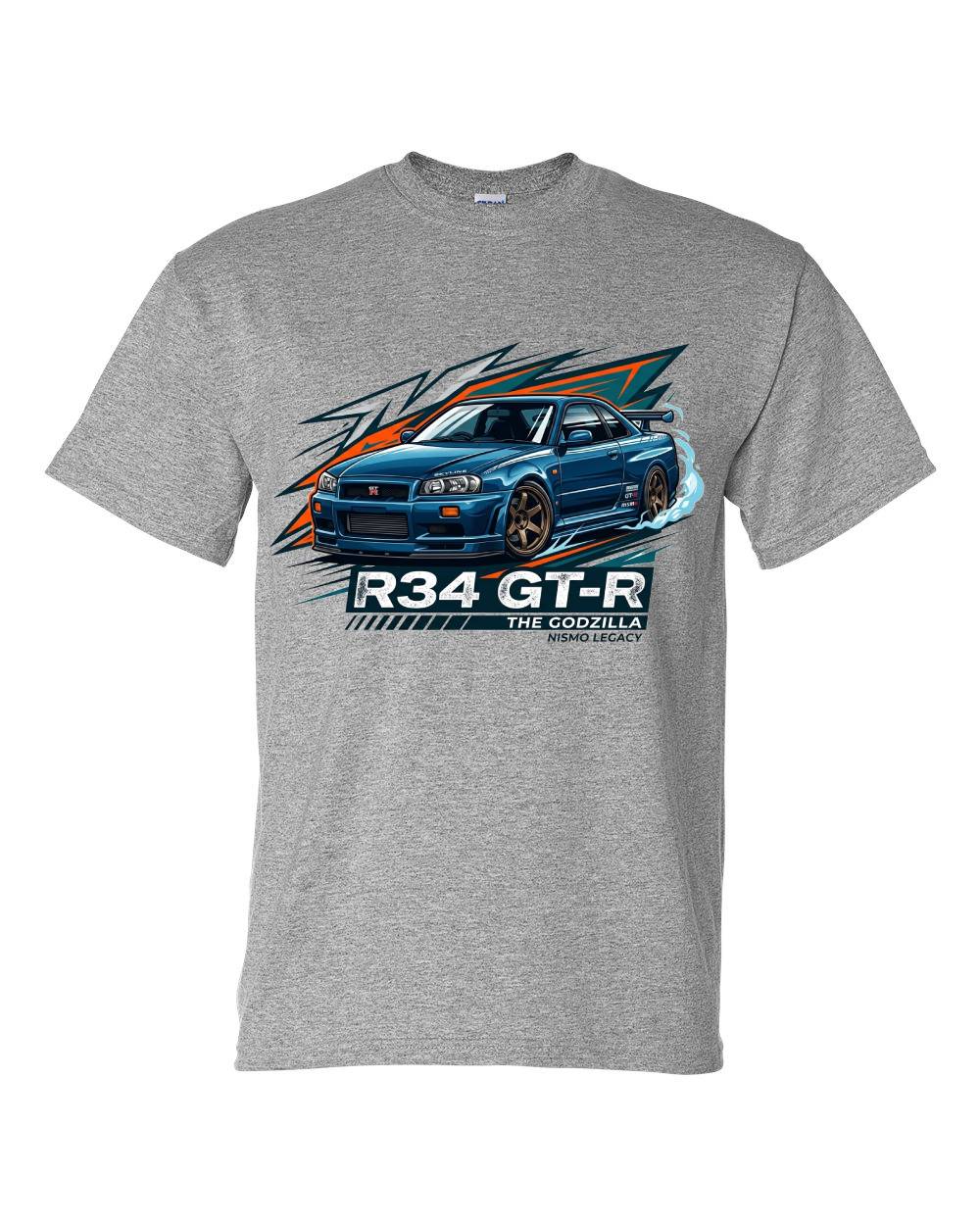 R34 GT-R Godzilla T-Shirt