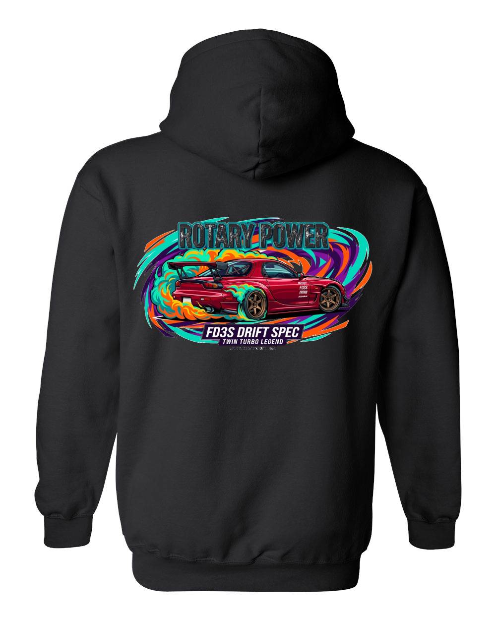 Rotary Power FD3S Zip Hoodie