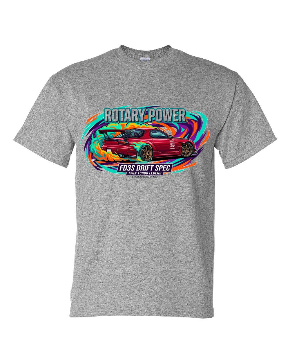 Rotary Power FD3S Drift Spec T-Shirt