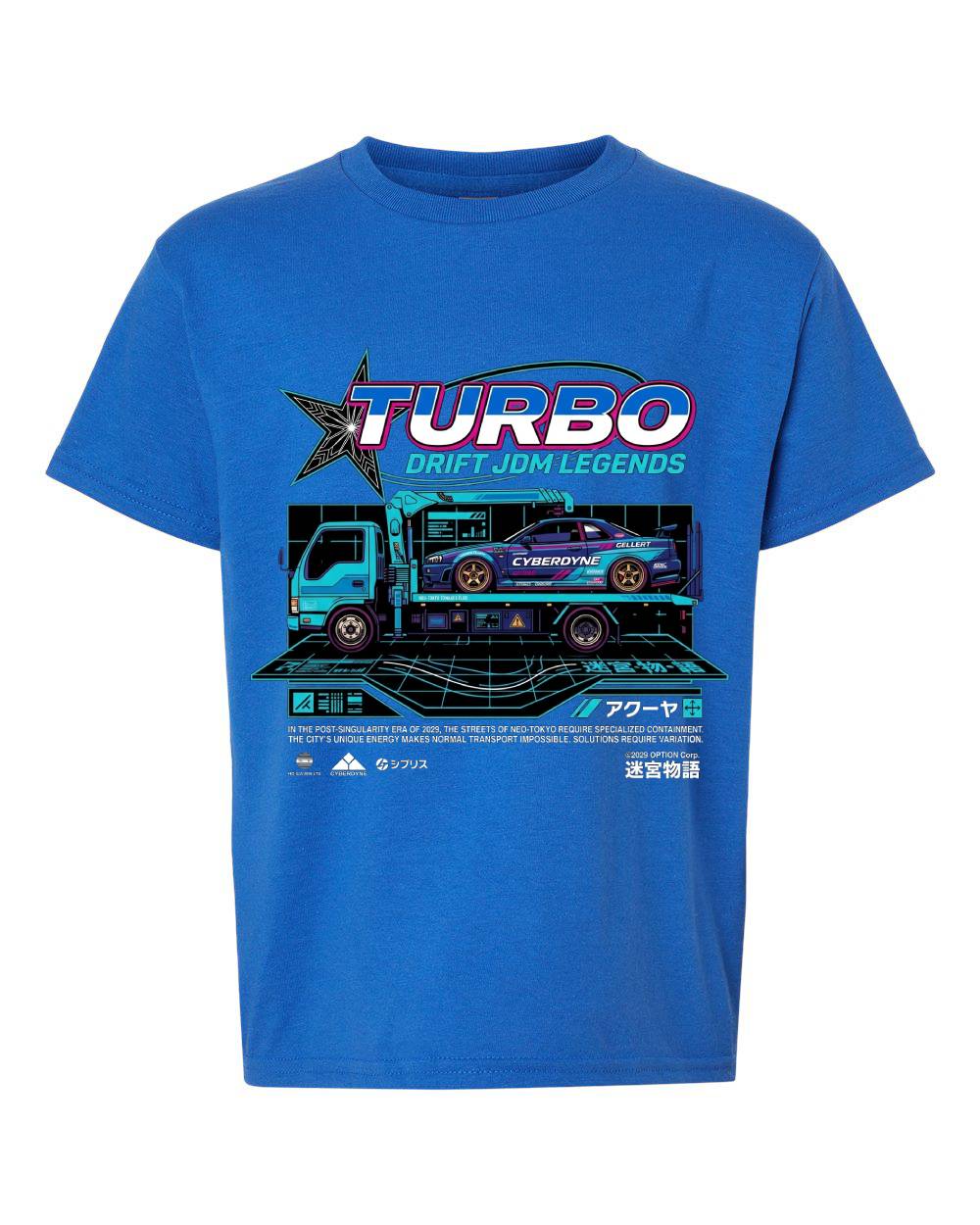 Turbo Drift JDM Legends Kids T-Shirt
