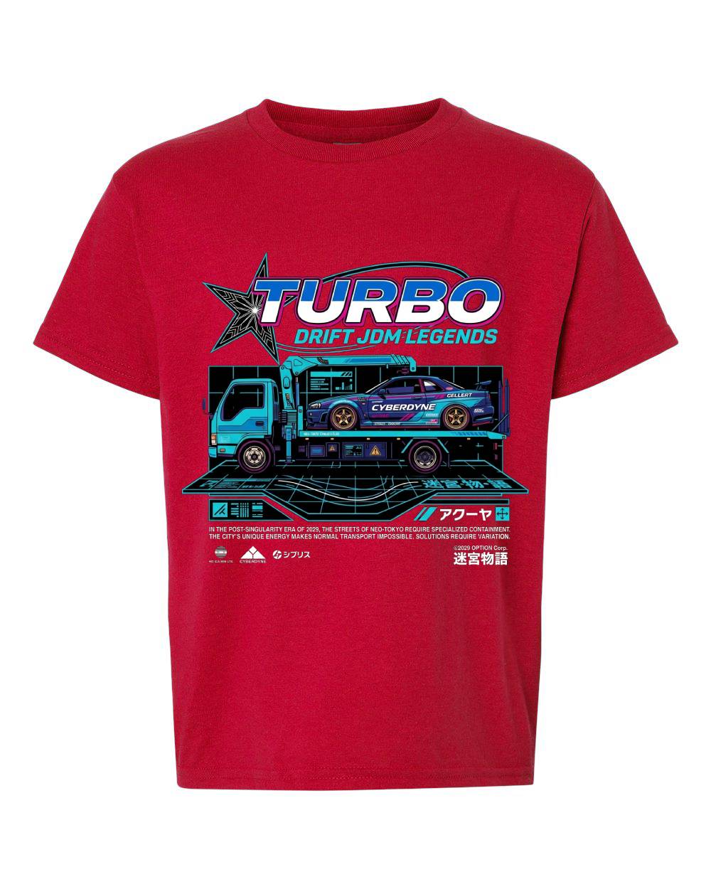 Turbo Drift JDM Legends Kids T-Shirt