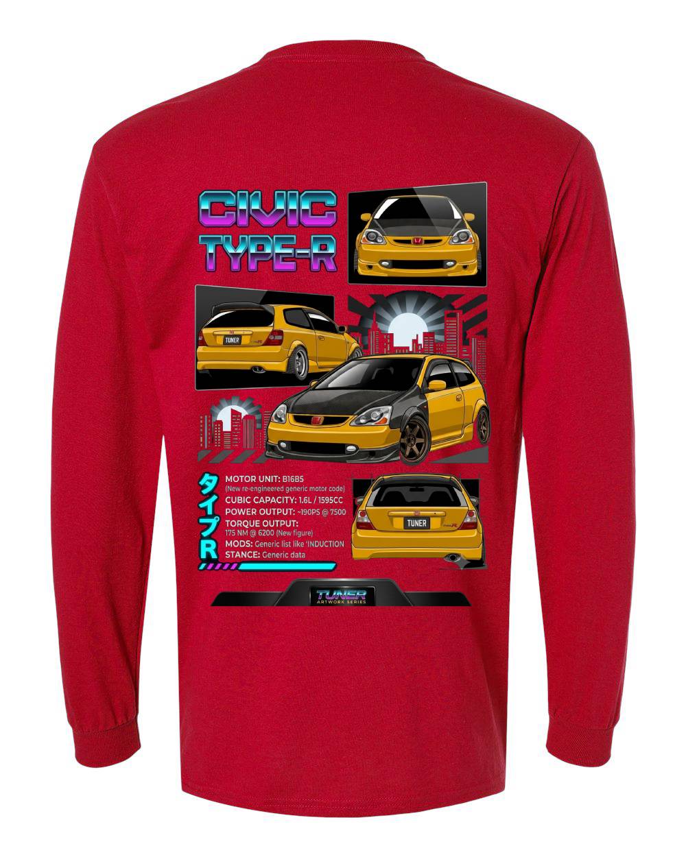 Civic Type-R Long Sleeve T-Shirt