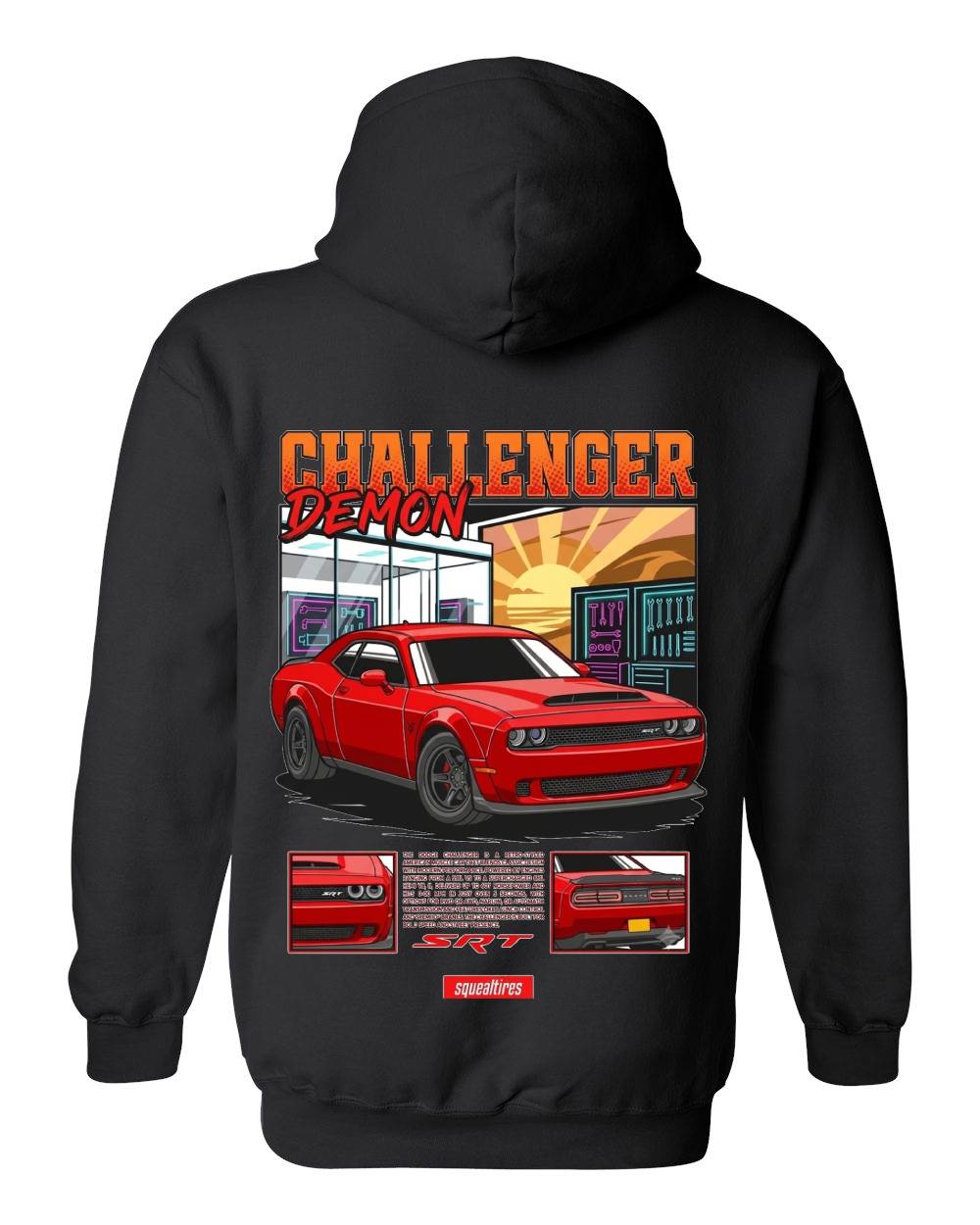 Challenger Demon Zip Hoodie