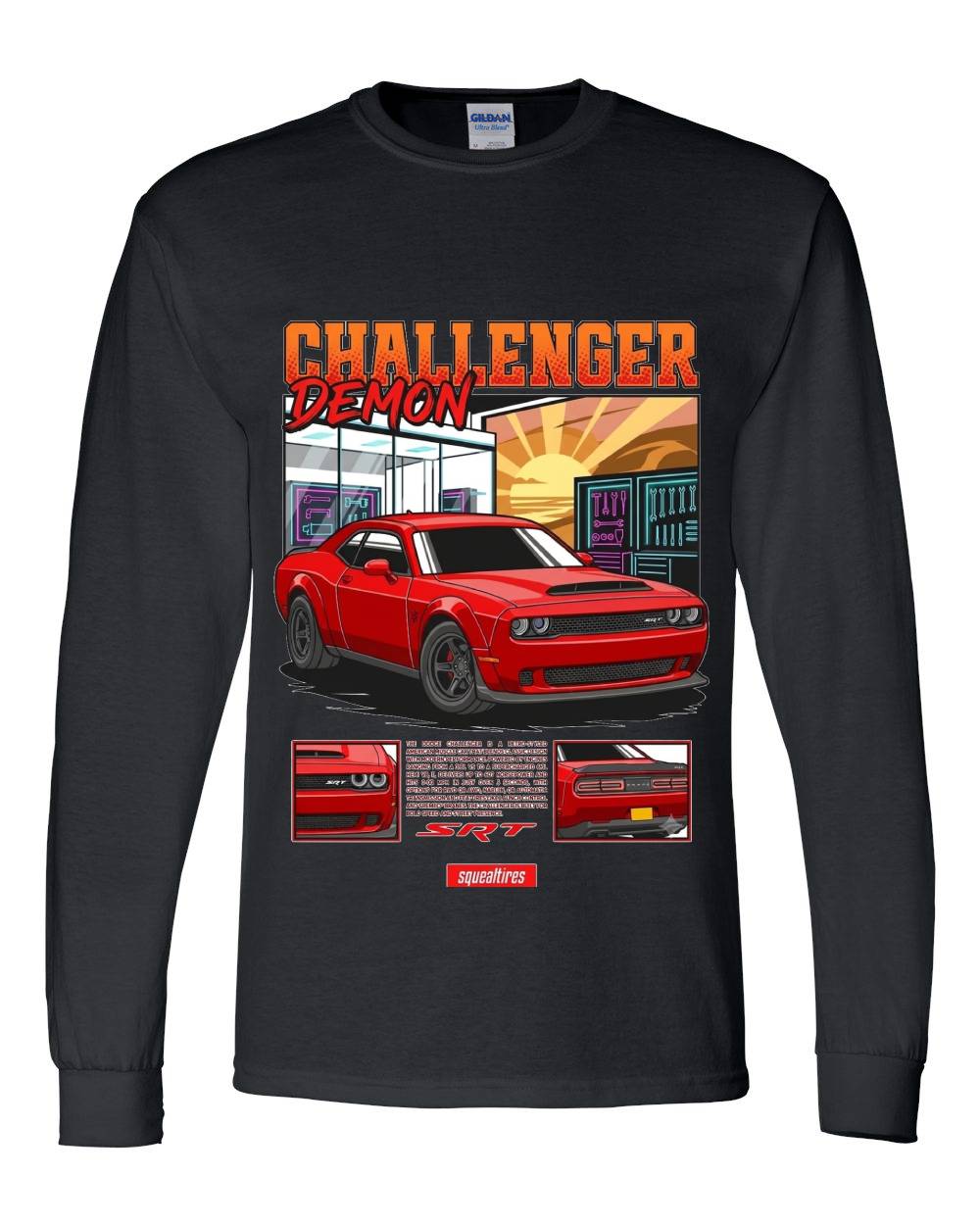 Challenger Demon Long Sleeve T-Shirt