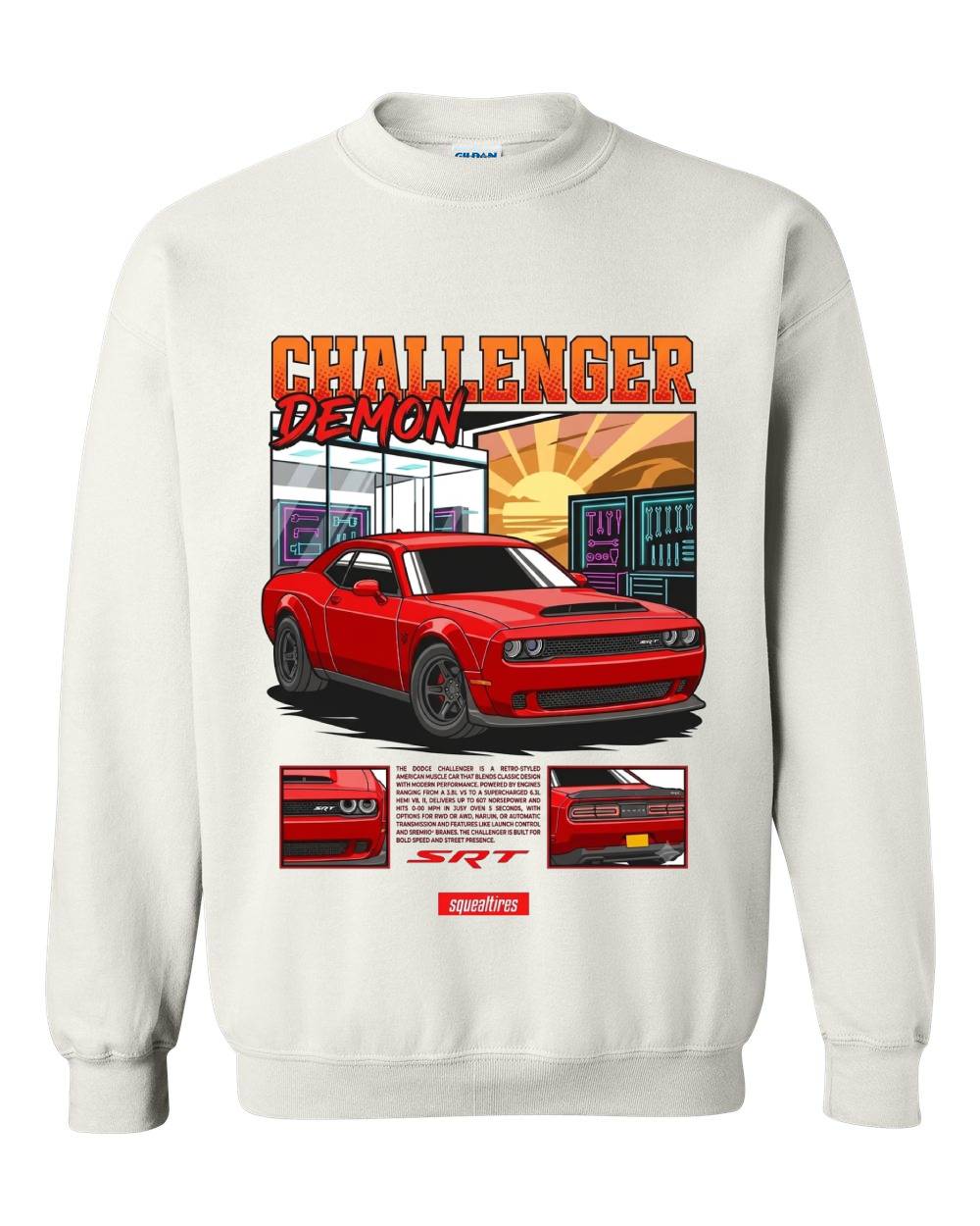 Challenger Demon Crewneck Sweatshirt