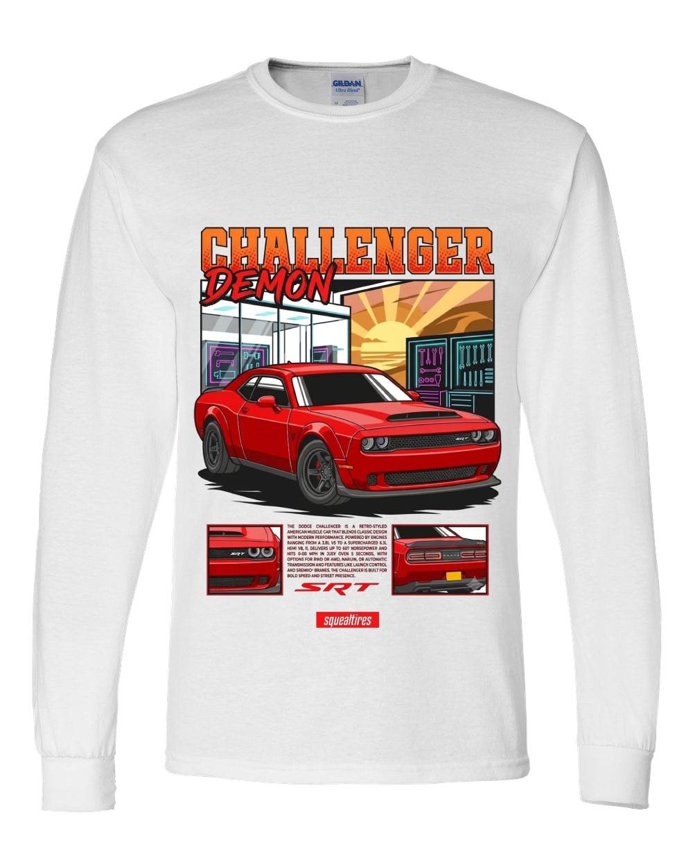 Challenger Demon Long Sleeve T-Shirt