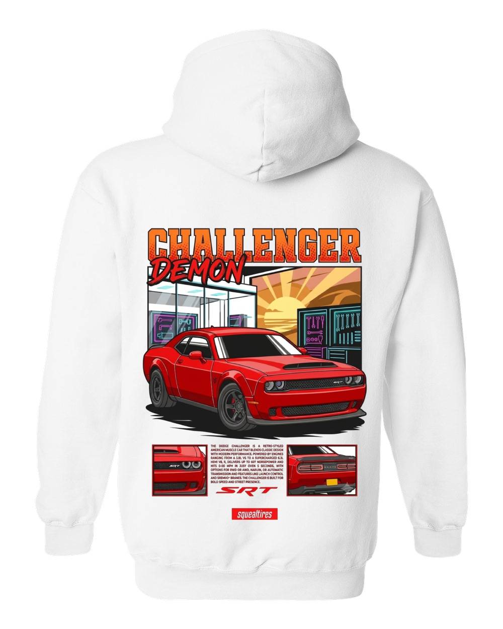 Challenger Demon Zip Hoodie