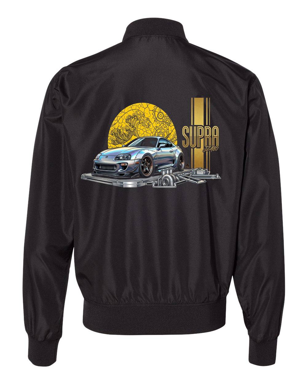 Toyota Supra JZA80 Black Bomber Jacket