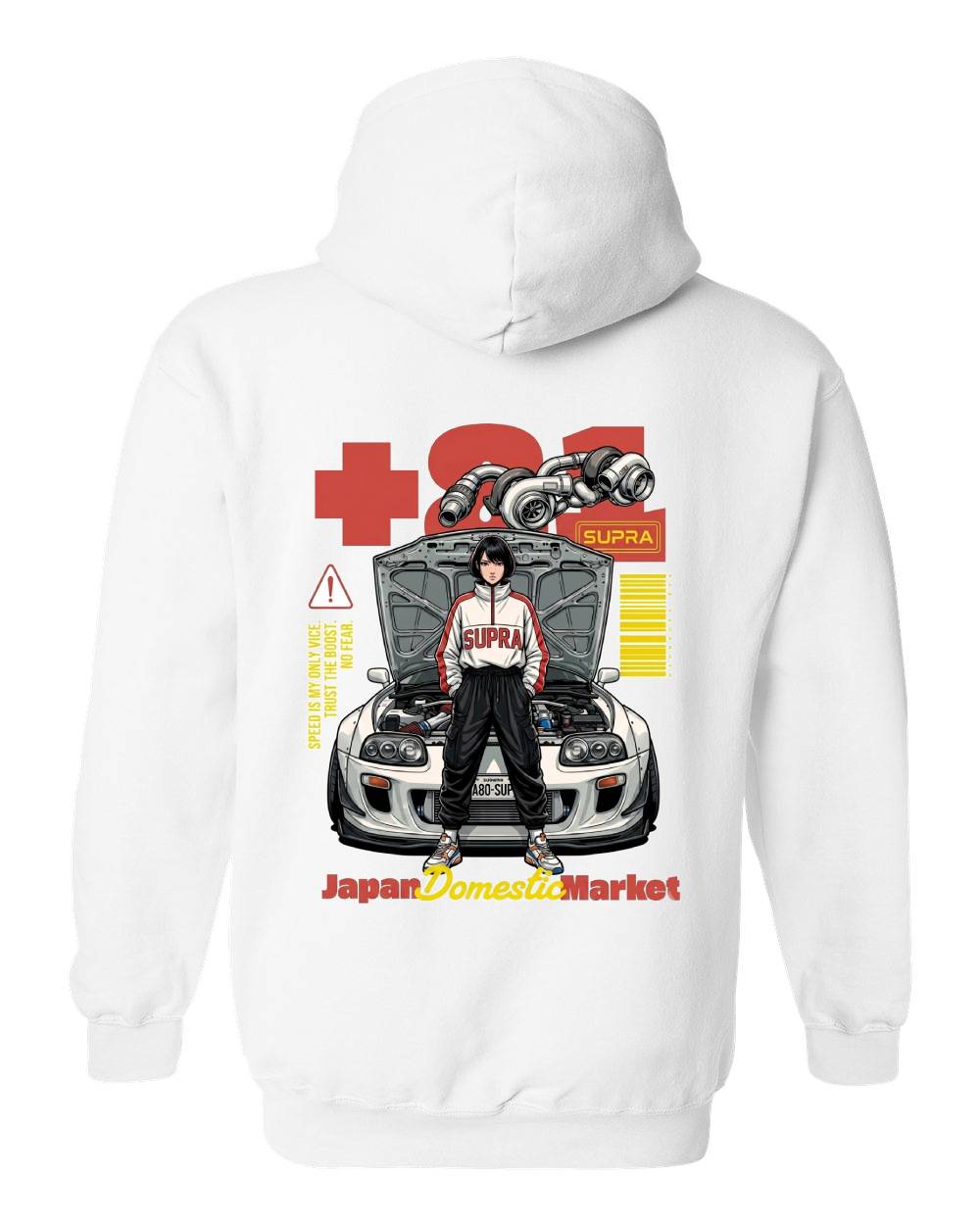 JDM Supra Turbo Pullover Hoodie