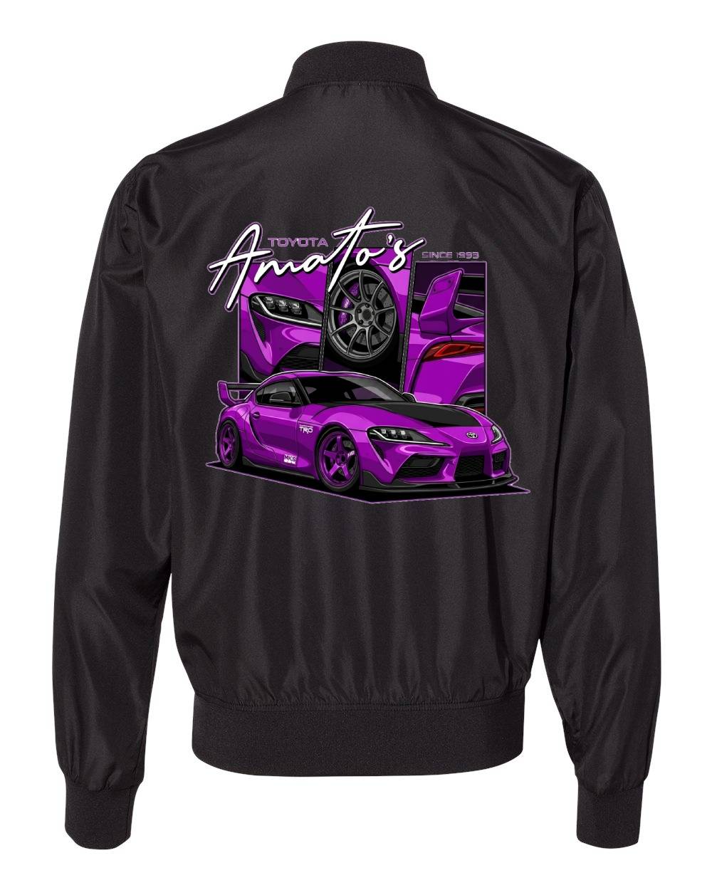Toyota Amato's Purple Supra Bomber Jacket