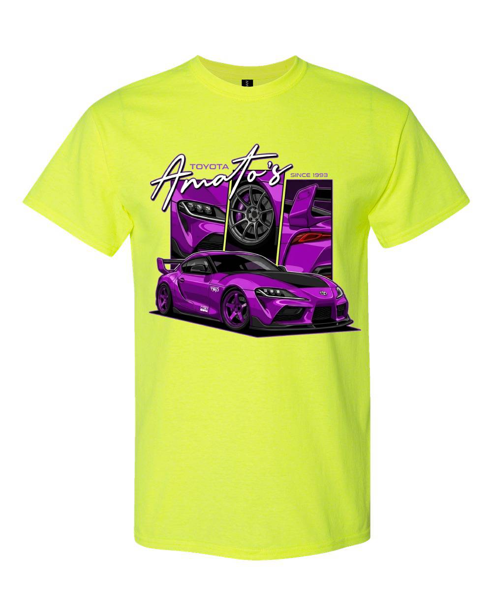 Amato's Toyota Supra Purple Streetwear T-Shirt