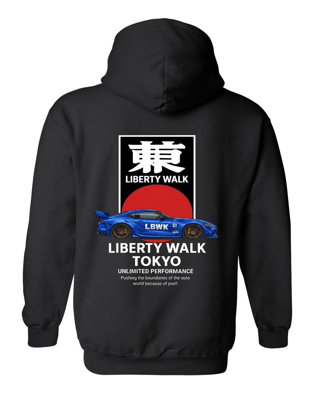 Liberty Walk Tokyo Car Hoodie