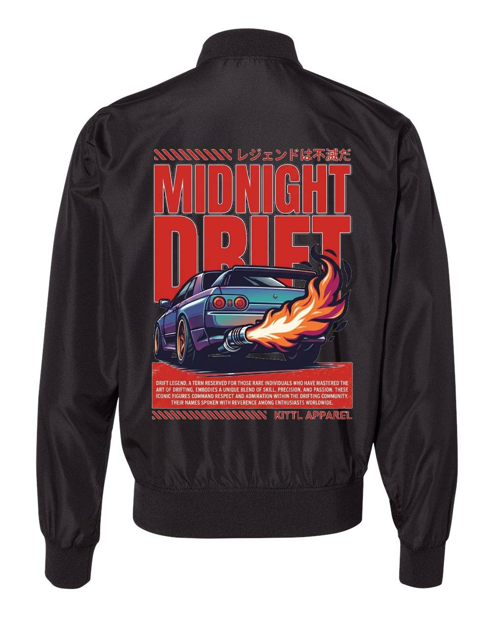 Midnight Drift Bomber Jacket