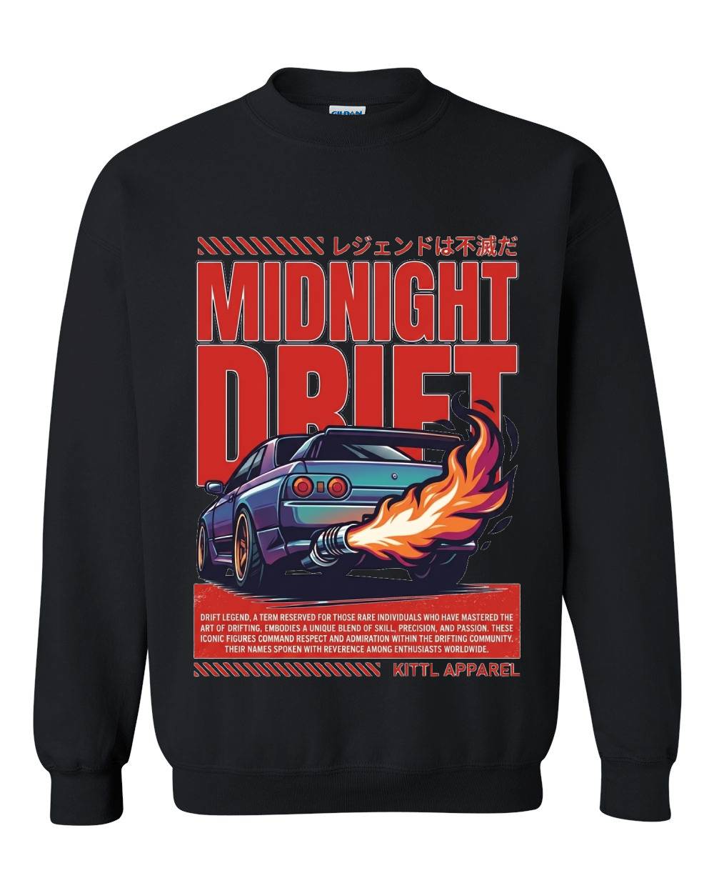 Midnight Drift Crewneck Sweatshirt