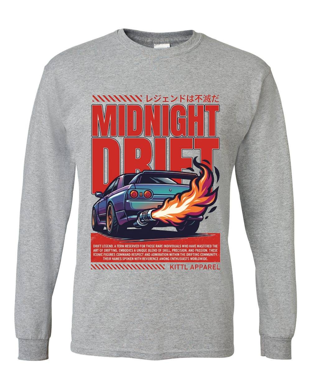 Midnight Drift Long Sleeve T-Shirt