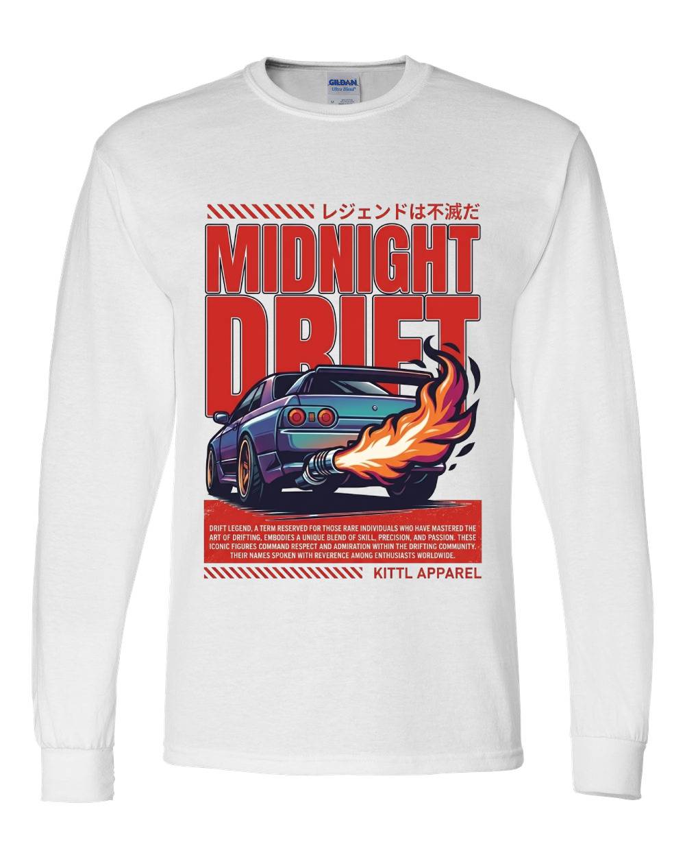Midnight Drift Long Sleeve T-Shirt