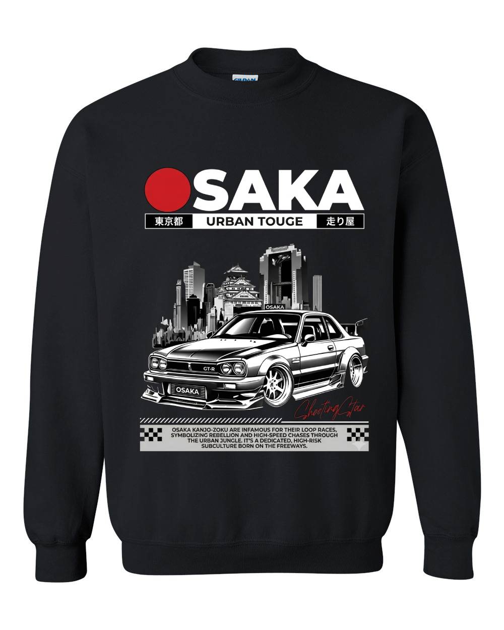 Osaka Urban Touge Crewneck Sweatshirt