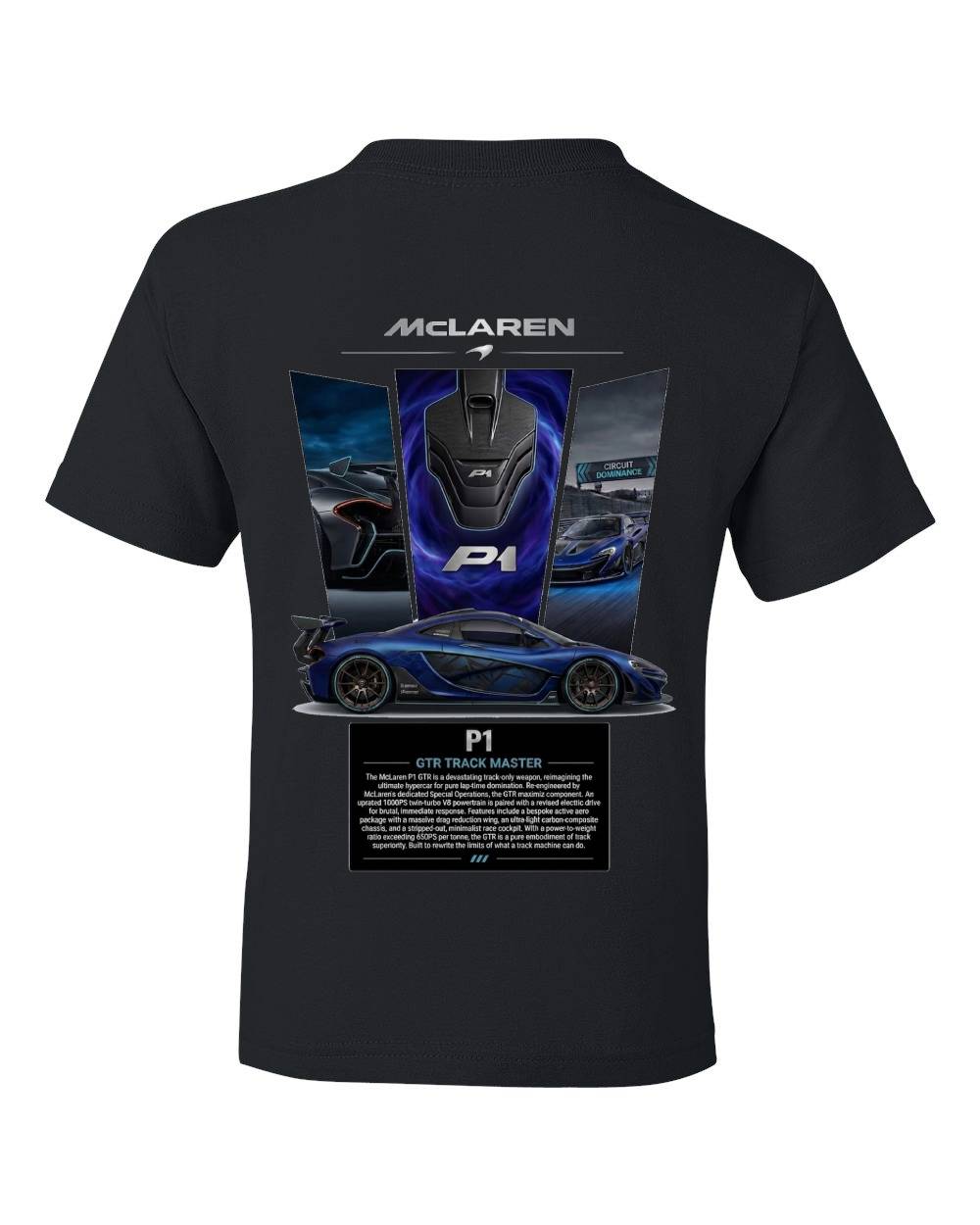 McLaren P1 GTR Track Master Kids T-Shirt