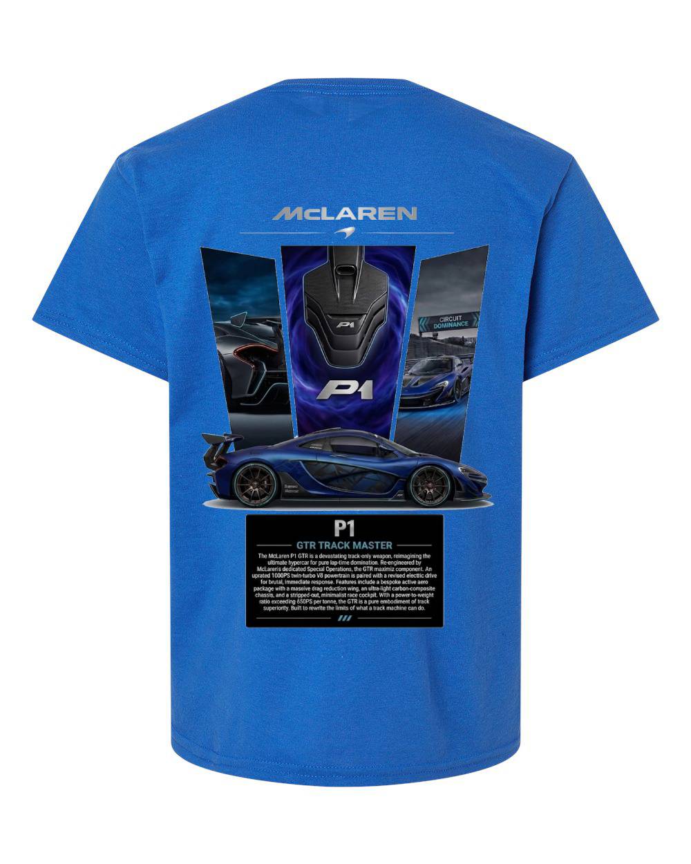 McLaren P1 GTR Track Master Kids T-Shirt
