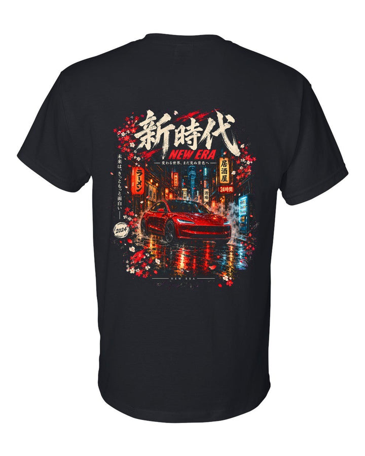 Tesla Model 3 Highland T-Shirt Black back