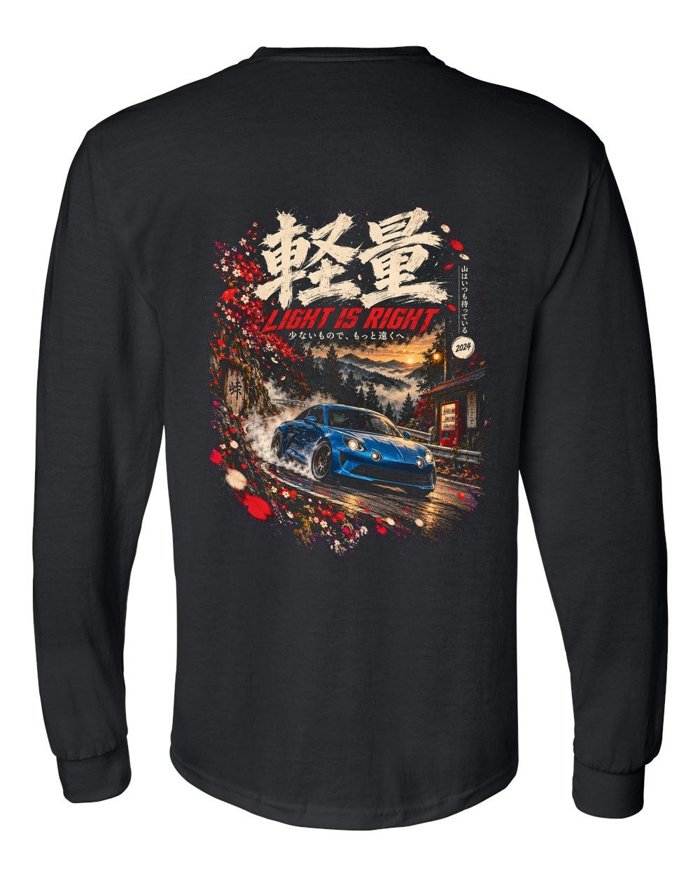 Alpine A110 Long Sleeve Black back