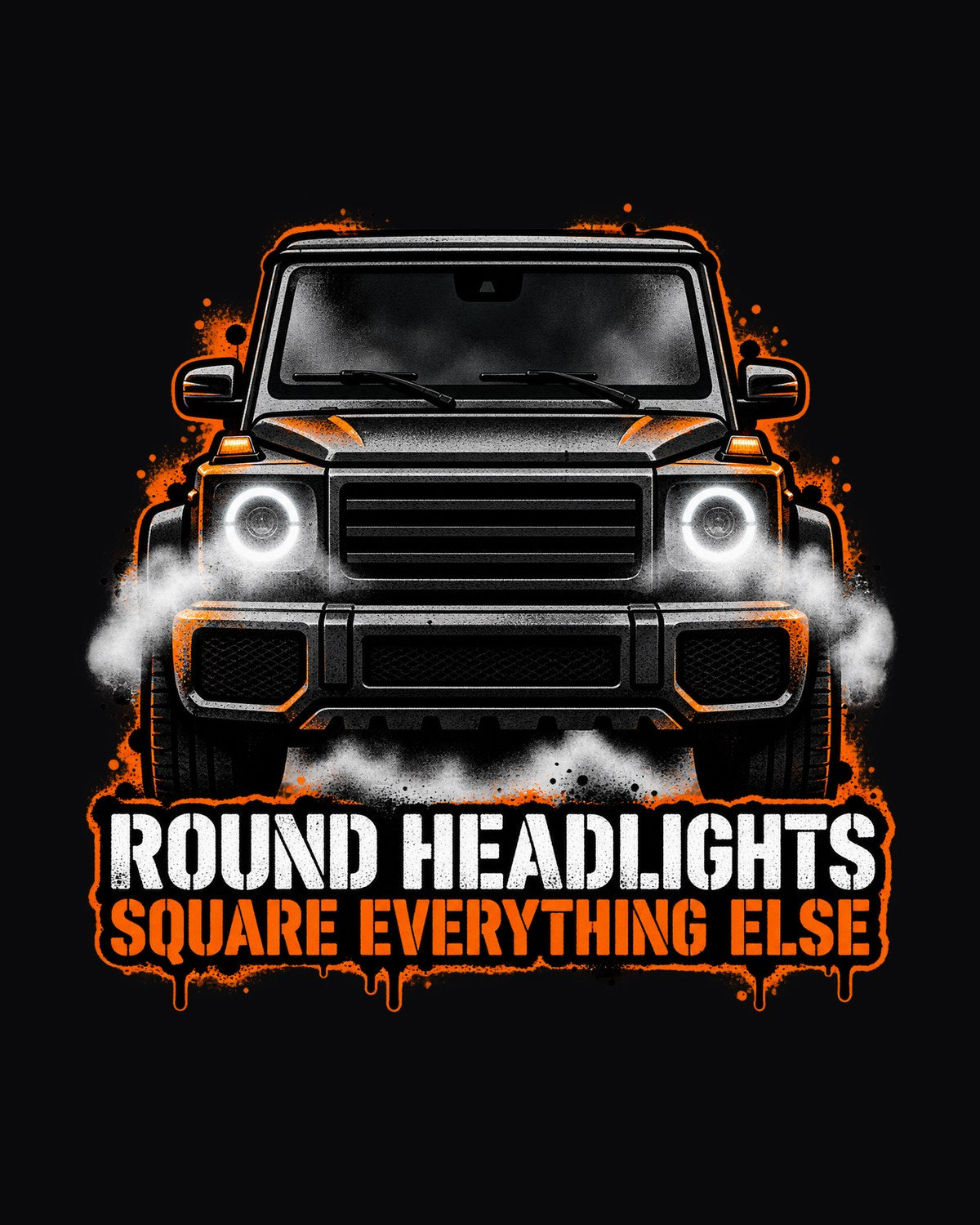 Mercedes G-Class W463 Clunk Door Sticker Collage Shirt design only