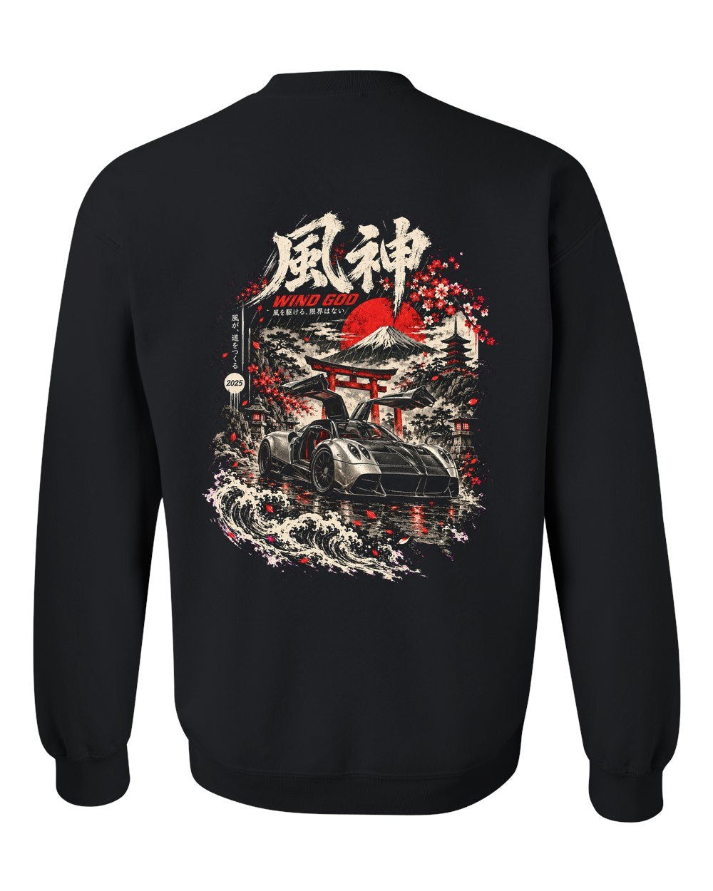 Pagani Huayra Crewneck Black back